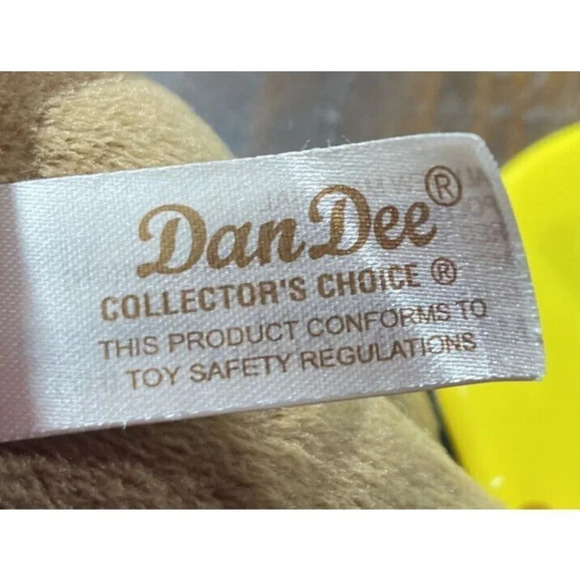 Dan Dee Teddy Bear Brown Heart Valentines Day Stuffed Animal Plush 2011 6” - Picture 7 of 9